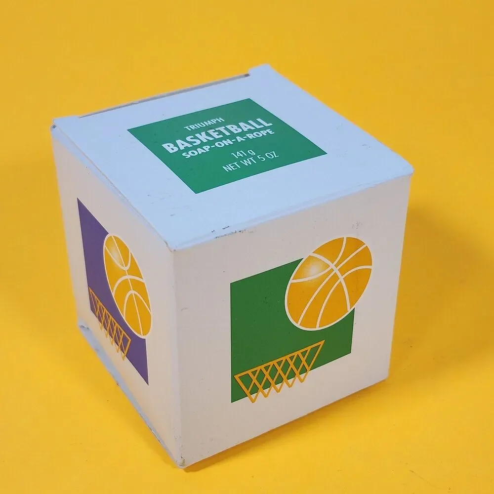 Avon Basketball Soap-On-A-Rope Triumph Scented Vintage 1996 New in Box NOS